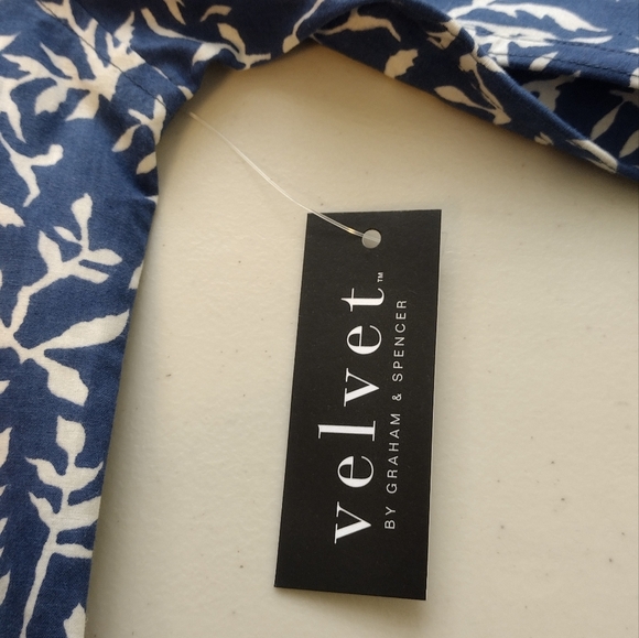 NWT Velvet By Graham & Spencer Fern Print Men's Long Sleeve Button Down Shirt - Picture 11 of 15